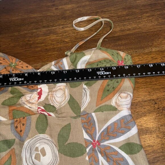 Putumayo Floral Midi Linen Dress - Picture 4 of 7